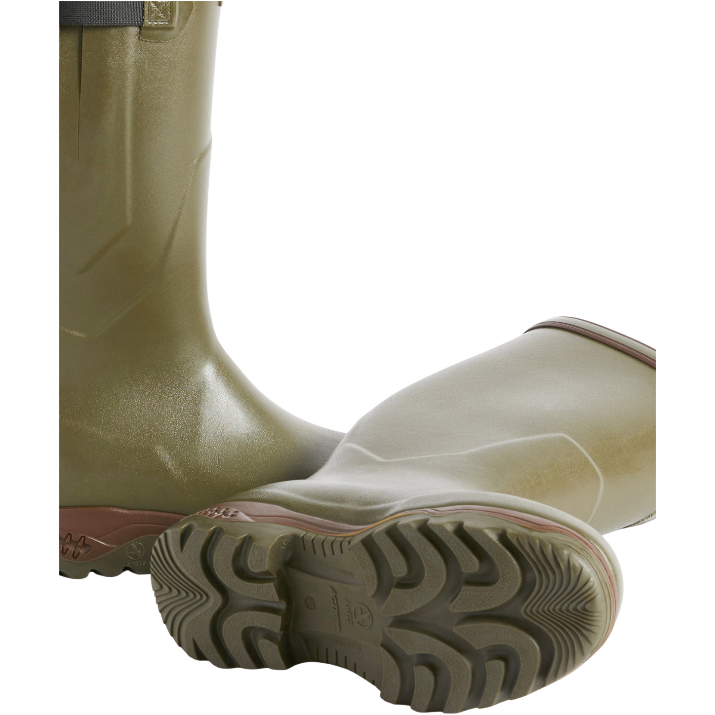 Aigle Mens Parcours 2 ISO Anti Fatigue Hunting Boots Khaki